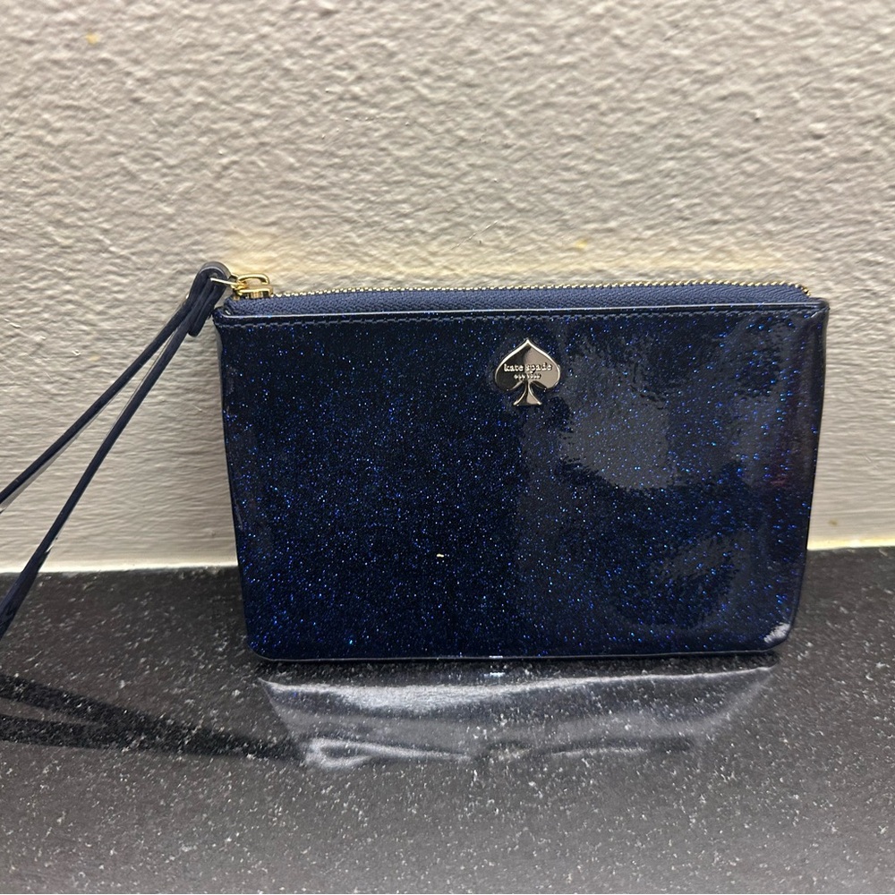 Kate Spade Blue Wristlet